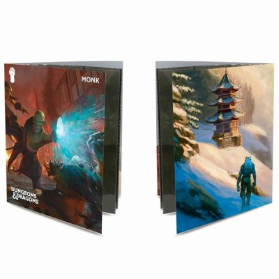 Portfolio A4 - 9 cases Dungeons & Dragons Class Folio - Monk (+ stickers inclus)