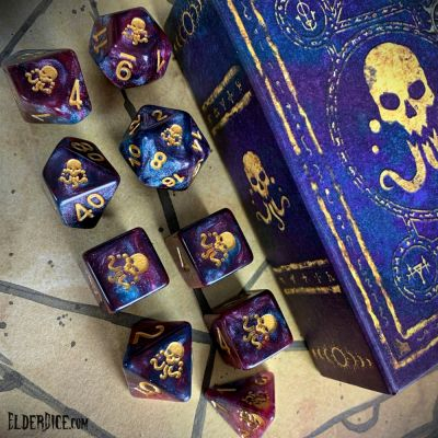 Ds et Gemmes Jeu de Rle Elder Dice - The Seal of Yog-Sothoth
