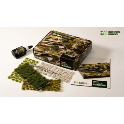 Figurine Figurine Gamer Grass : GREEN - Grass Tuft Starter Set