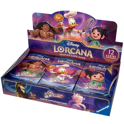 Boite de Boosters Franais Lorcana Display de 24 boosters : Ciel Scintillant