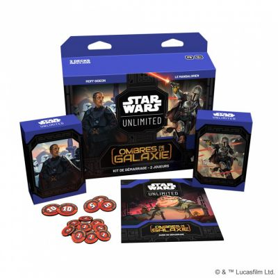 Deck de Demarrage Star Wars Unlimited Ombres de la Galaxie - Kit de Dmarrage 2 Joueurs