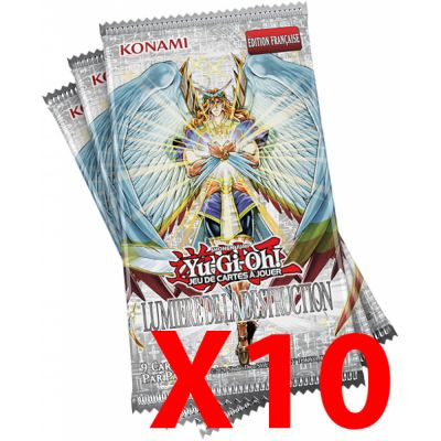 Booster Franais Yu-Gi-Oh! Lumire De La Destruction - Lot de 10