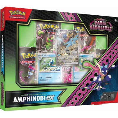 Coffret 5 Boosters Pokmon Collection Illustration Spciale - EV6.5 Ecarlate et Violet - Fable Nbuleuse : Amphinobi EX