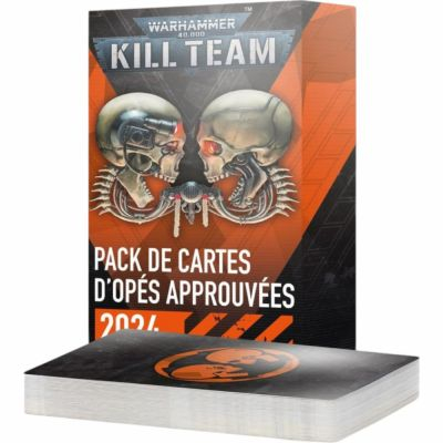 Ds et Gemmes Warhammer 40.000 Warhammer 40.000 - Kill team : Pack de Cartes d'Ops approuves (2024)