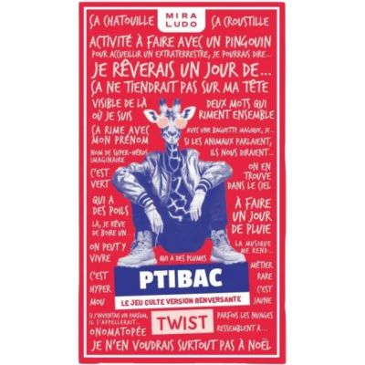 Jeu de Cartes Rapidit Ptibac Twist