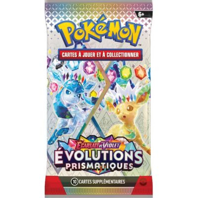 Aquali SV168 Holo – Coffret Myboost X Évolutions Prismatiques – 10 Cartes Pokémon Françaises (Écarlate/Violet)