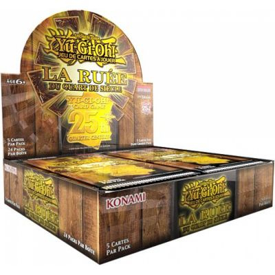 Boite de Boosters Franais Yu-Gi-Oh! Display de 24 boosters - La Rue du Quart de Sicle