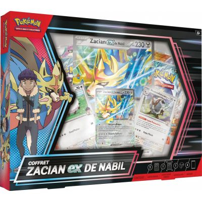 Coffret 4 Boosters Pokmon Zacian EX de Nabil