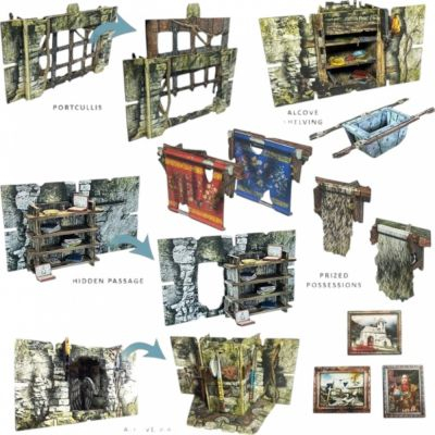 Jeu de Plateau Figurine Maladum - Extension : Dungeon Bastille