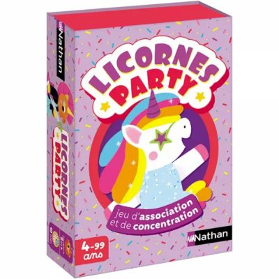 Jeu de Cartes Enfant Licornes Party