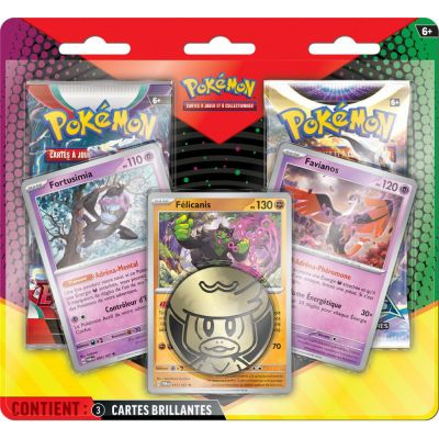 Duopack 2 Boosters Pokmon EB09/EV01 - Fortussimia, Flicanis, Favianos