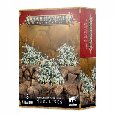 Figurine Warhammer Age of Sigmar Warhammer Age of Sigmar - Maggotkin Of Nurgle : Nurglings (Nurgletes)