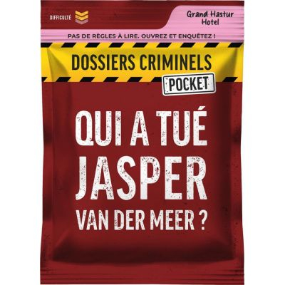 Enqute Enqute Dossiers Criminels Pocket 3 - Qui a tu Jasper Van Der Meer ?