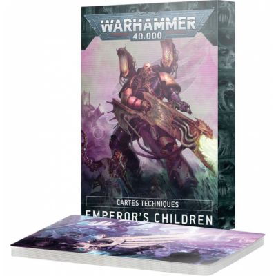 Figurine Warhammer 40.000 Warhammer 40.000 - Emperor's Children : Cartes Techniques
