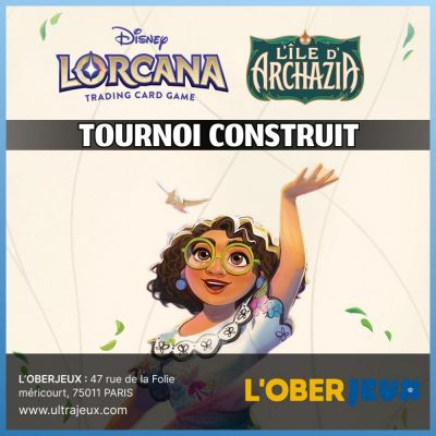 Evnements Lorcana Tournoi Construit Lorcana - Mardi 13 Mai 2025  19h30 - Oberkampf