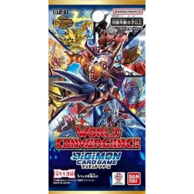 Booster Anglais Digimon Card Game Booster BT21 - World Convergence
