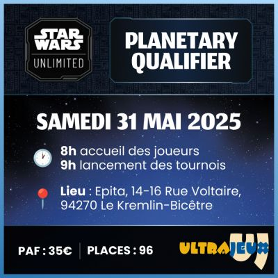 Evnements Star Wars Unlimited Planetary Qualifier - Samedi 31 Mai 2025 - 8h00 - Epita 