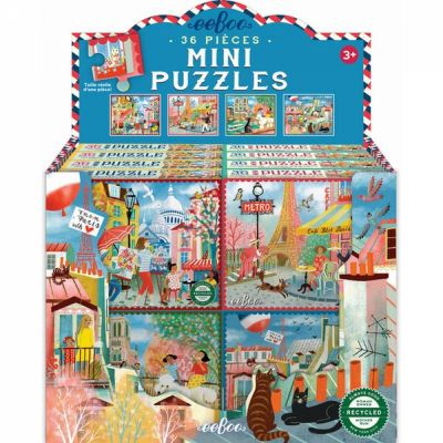  Rflexion Mini Puzzles Eboo - Paris (1 parmi 4 visuels diffrents)