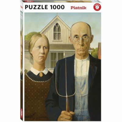  Rflexion Puzzle 1000 - Grant Wood American Gothic