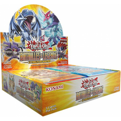 Boite de Boosters Franais Yu-Gi-Oh! Display de 24 boosters - Batailles de Lgende : Le Tumulte des Monstres