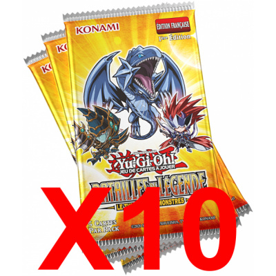 Booster Franais Yu-Gi-Oh! Batailles de Lgende : Le Tumulte des Monstres - Lot de 10