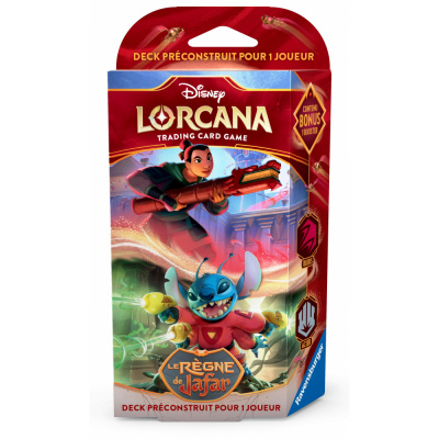 Deck de Demarrage Lorcana Le Rgne de Jafar : Mulan & Stitch