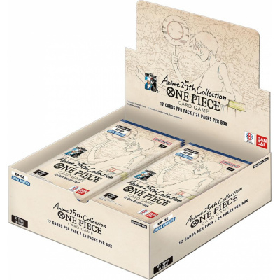 Boite de Boosters Anglais One Piece Card Game Display de 24 Boosters : EB02 - Anime 25th Collection