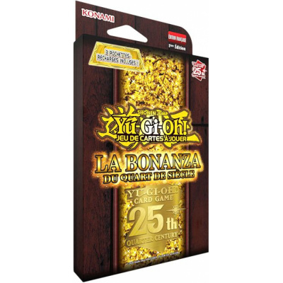 Pack Edition Speciale Yu-Gi-Oh! La Bonanza du Quart de Siecle - Lot de 3 Boosters