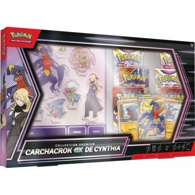 Coffret 6 Boosters Pokmon Collection Premium Carchacrok EX de Cynthia