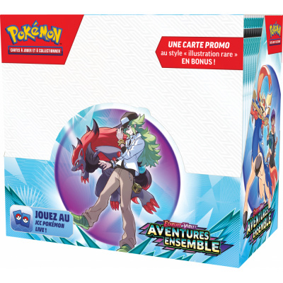 Boite de Boosters Franais Pokmon Display 36 Boosters EV09 - Ecarlate et Violet - Aventures Ensemble (Avec Carte Promo)