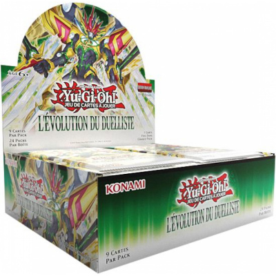 Boite de Boosters Franais Yu-Gi-Oh! Display de 24 Boosters - L'volution du Duelliste