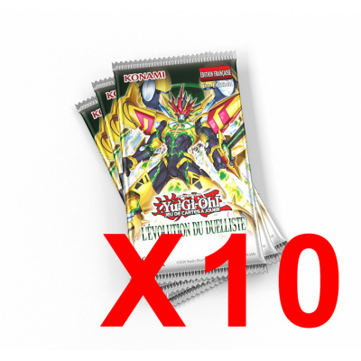 Booster Franais Yu-Gi-Oh! L'volution du Duelliste - Lot de 10