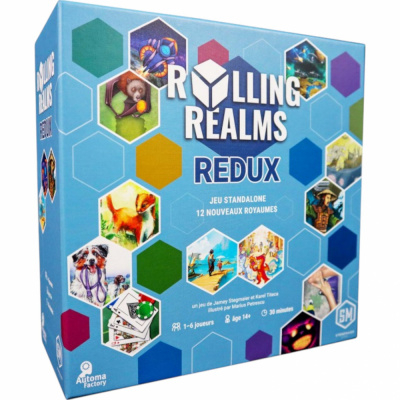 Jeu de Plateau Roll and write Rolling Realms Redux 