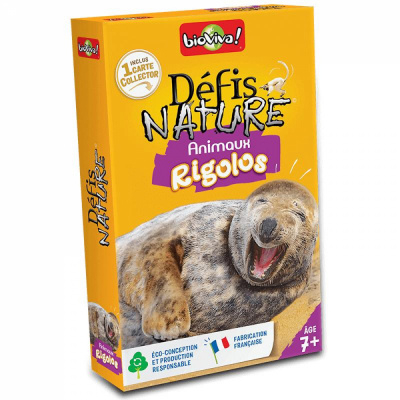 Jeu de Cartes Enfant Dfis Nature : Animaux Rigolos