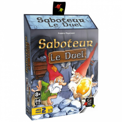 Jeu de Cartes Gigamic bote biseau Saboteur - Le Duel  (bote biseau)