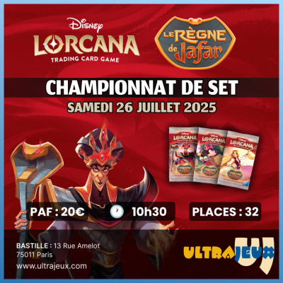 Evnements Lorcana Tournoi Lorcana - Championnat de Set : Le Rgne de Jafar - Construit - Samedi 26 Juillet 2025  10h30 - Bastille