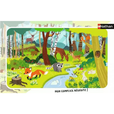  Rflexion Ravensburger - Puzzle cadre 15 Pices - Les animaux de la fort