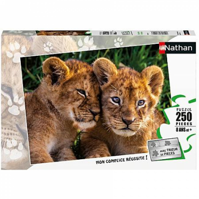 Bas sur votre Logique Rflexion Nathan Puzzle - Collection Tendresse: Adorables lionceaux 250 pices