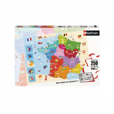 Bas sur votre Logique Rflexion Nathan Puzzle - Collection Evasion: Carte de France 250 pices