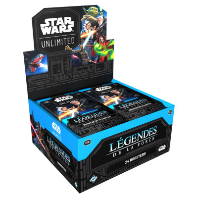 Boite de Boosters Franais Star Wars Unlimited Lgendes de la Force - Display de 24 Boosters