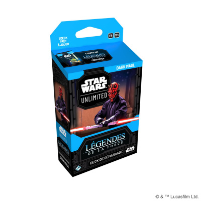 Deck de Demarrage Star Wars Unlimited Lgendes de la Force : Dark Maul