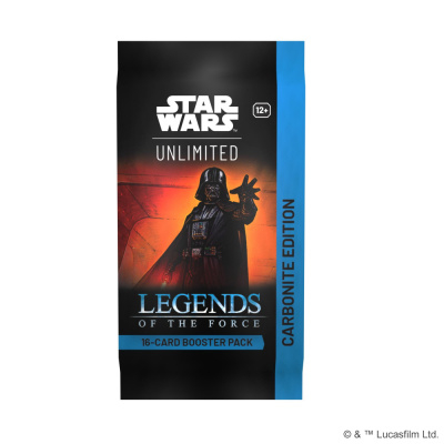 Booster Anglais Star Wars Unlimited Legends of the Force Carbonite Edition