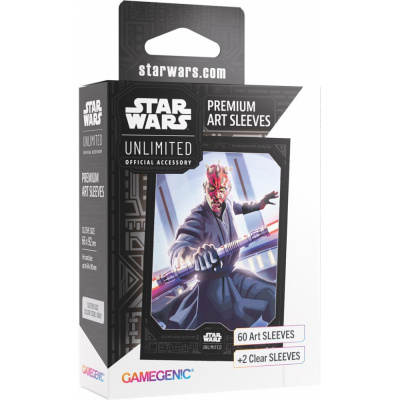 Protges Cartes Standard Star Wars Unlimited Premium Art Sleeves - Darth Maul