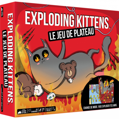 Jeu de Cartes Unstable Games Exploding Kittens : Le Jeu de Plateau