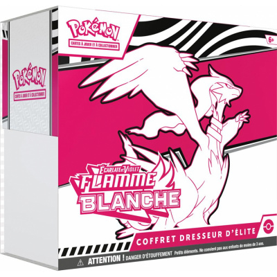 ETB Coffret Dresseur d'Elite Pokmon EV10.5 Ecarlate et Violet - Flamme Blanche
