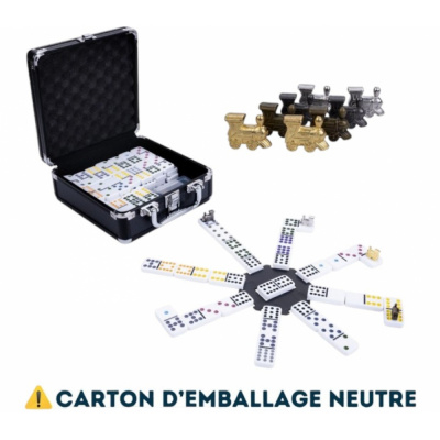 Stratgie  Domino Mexican Train - Valise Noire