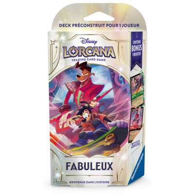Deck de Demarrage Lorcana Fabuleux : Powerline et Max