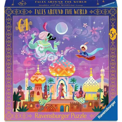  Réflexion Puzzle 64 pièces - Tales Around the World : Aladin et la Lampe Merveilleuse