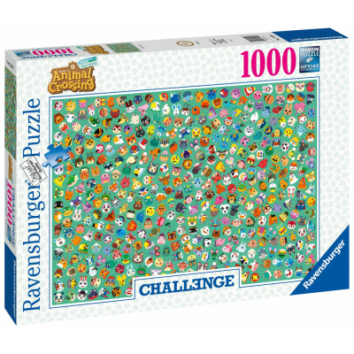  Réflexion Ravensburger - Puzzle 1000 p - Animal Crossing (Challenge Puzzle)