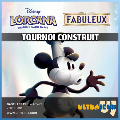 Evnements Lorcana Tournoi Construit Lorcana - Vendredi 26 Septembre 2025  19h00 - Bastille